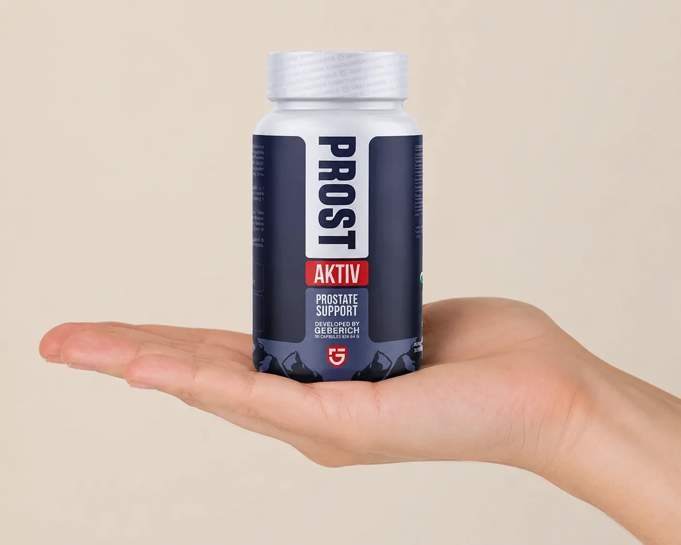 ProstAktiv — Verpackung in der Hand