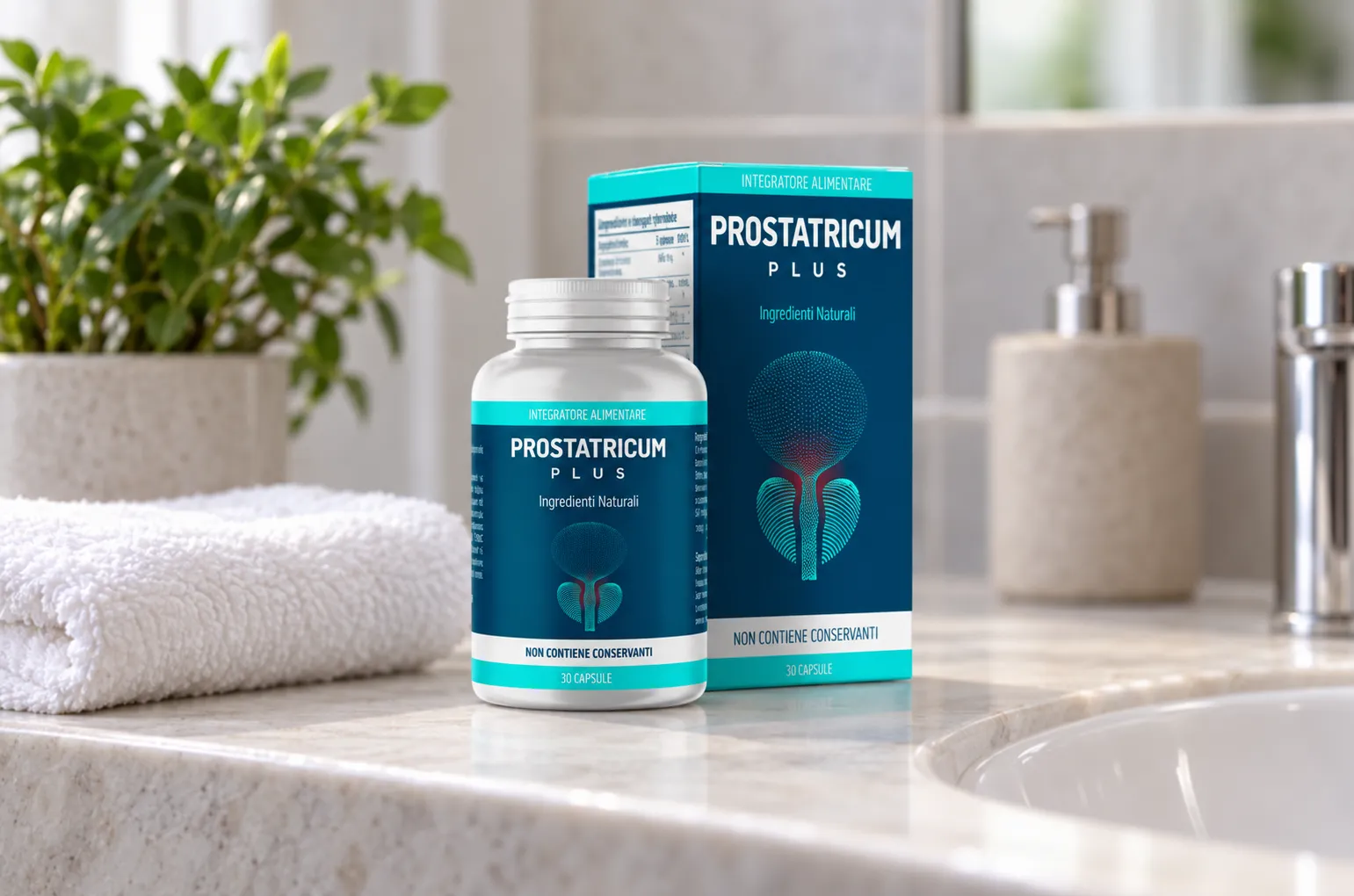 Prostatricum PLUS — Verpackung im Alltag
