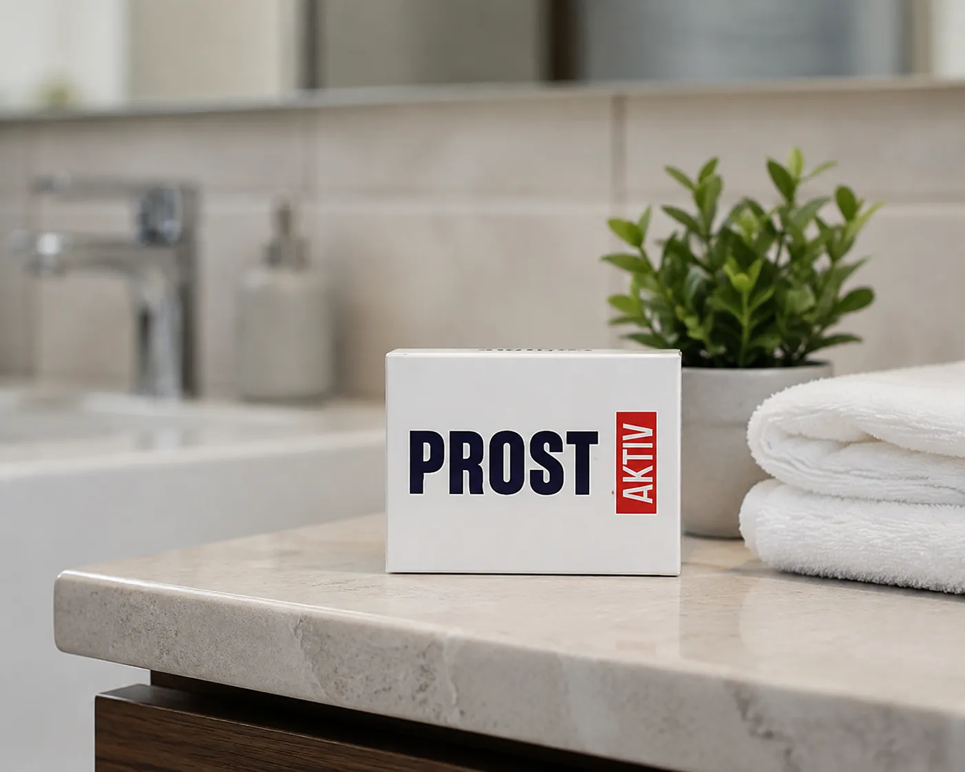 ProstaAktiv — Verpackung im Alltag
