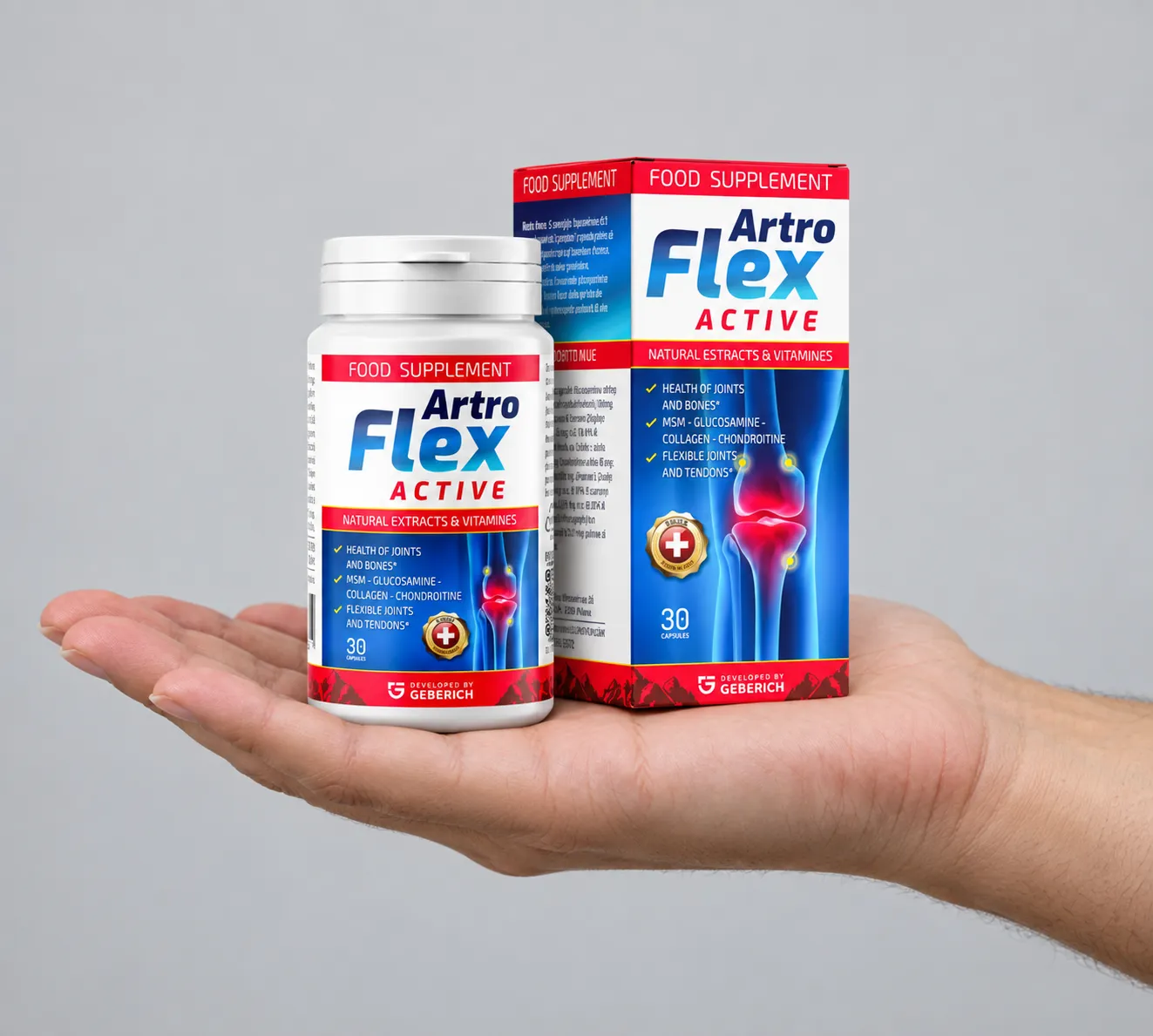 Artroflex Active — Verpackung in der Hand