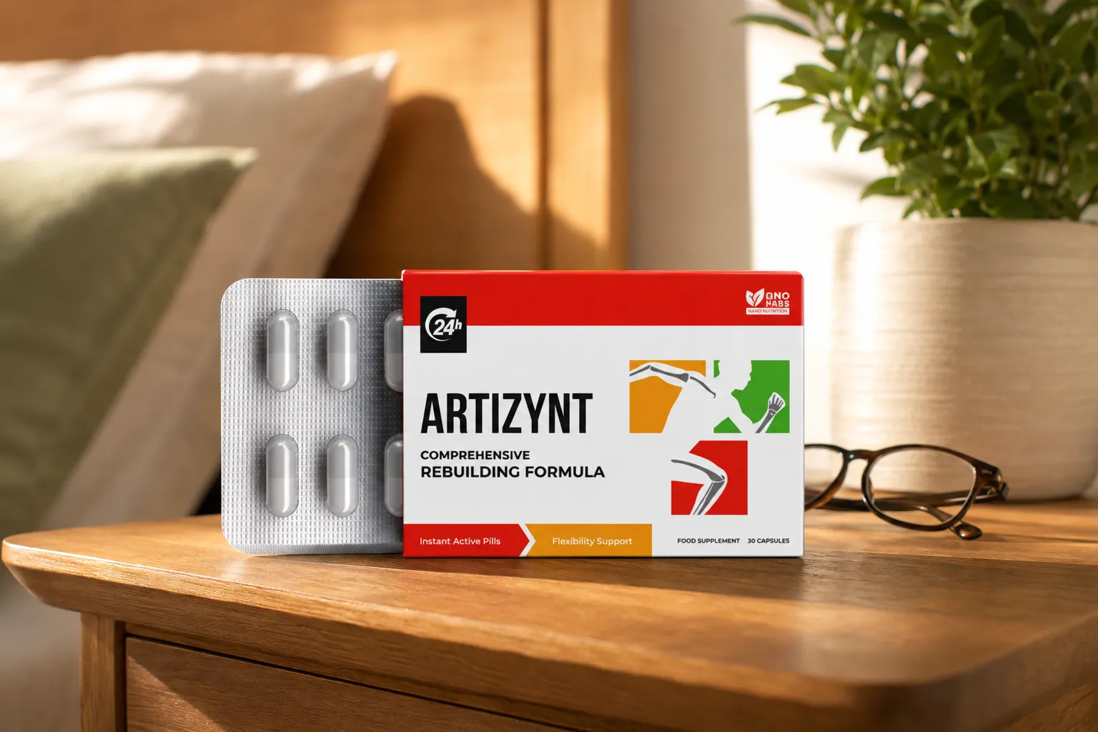 ArtiZynt Capsules — Verpackung im Alltag