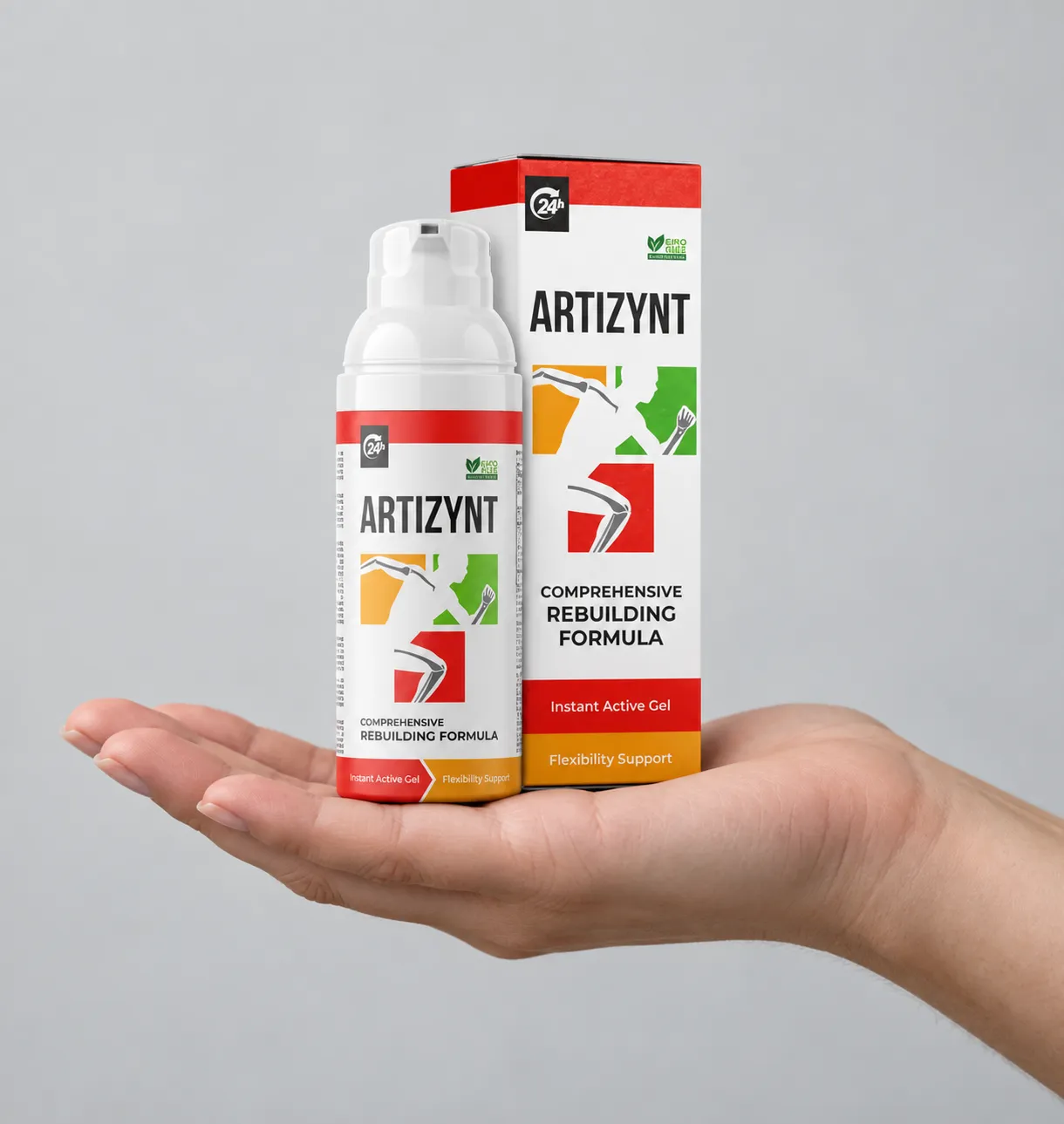 ArtiZynt Gel Full price + — Verpackung in der Hand