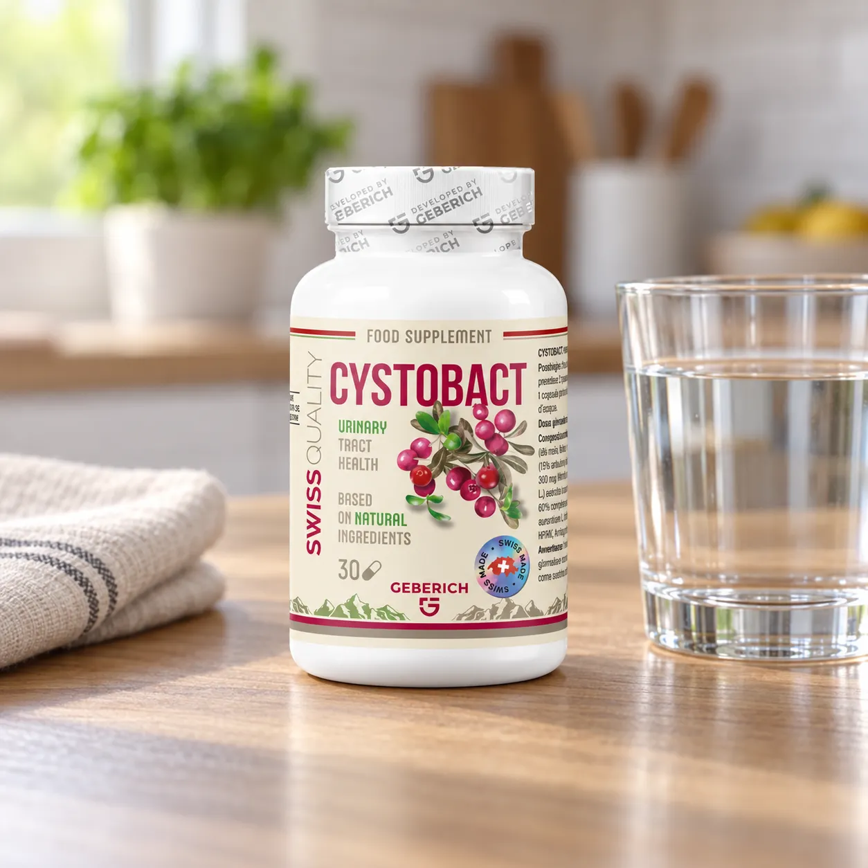 CYSTOBACT — Verpackung im Alltag