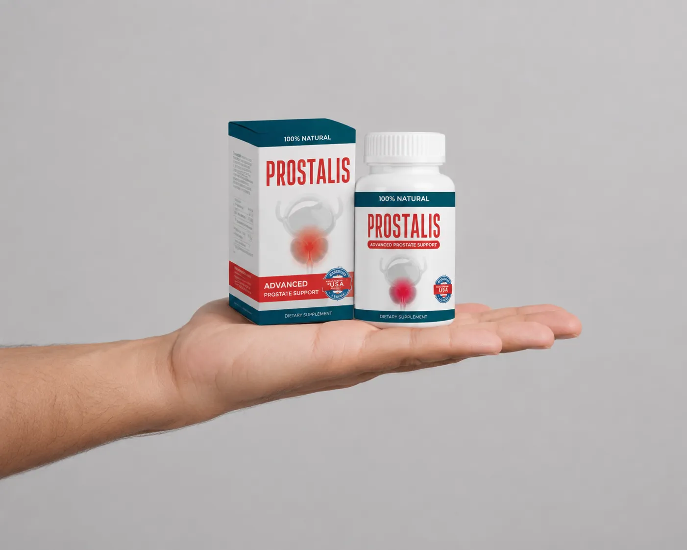 Prostalis Full price + — Verpackung in der Hand