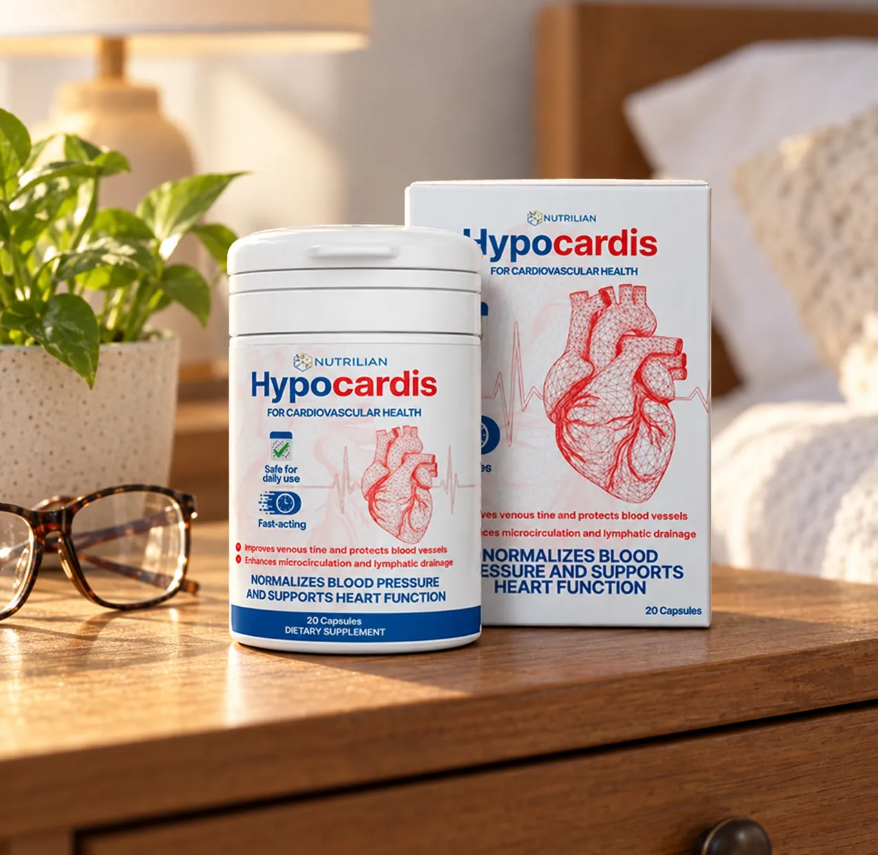 Hypocardis — Verpackung im Alltag