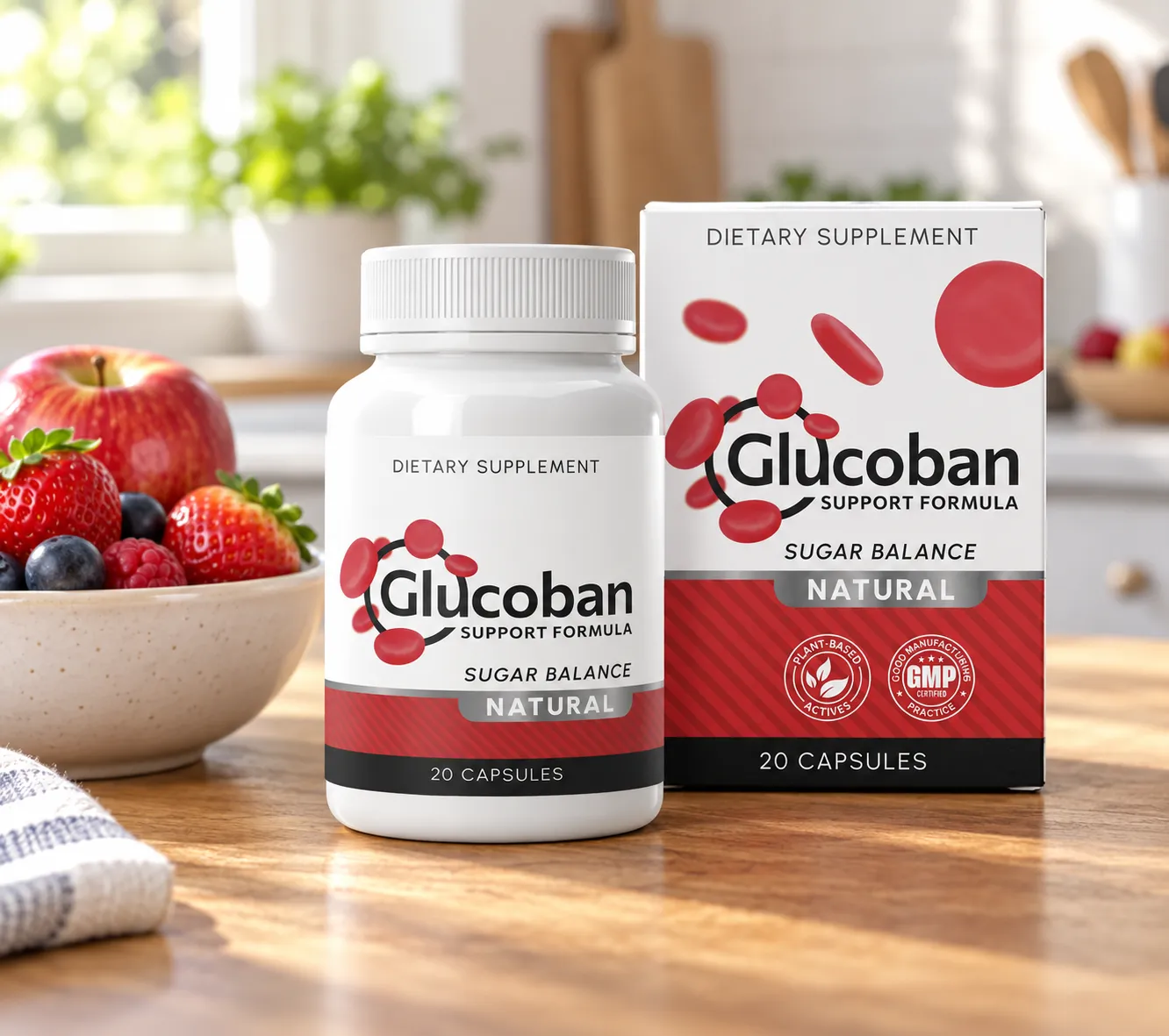 Glucoban — Verpackung im Alltag