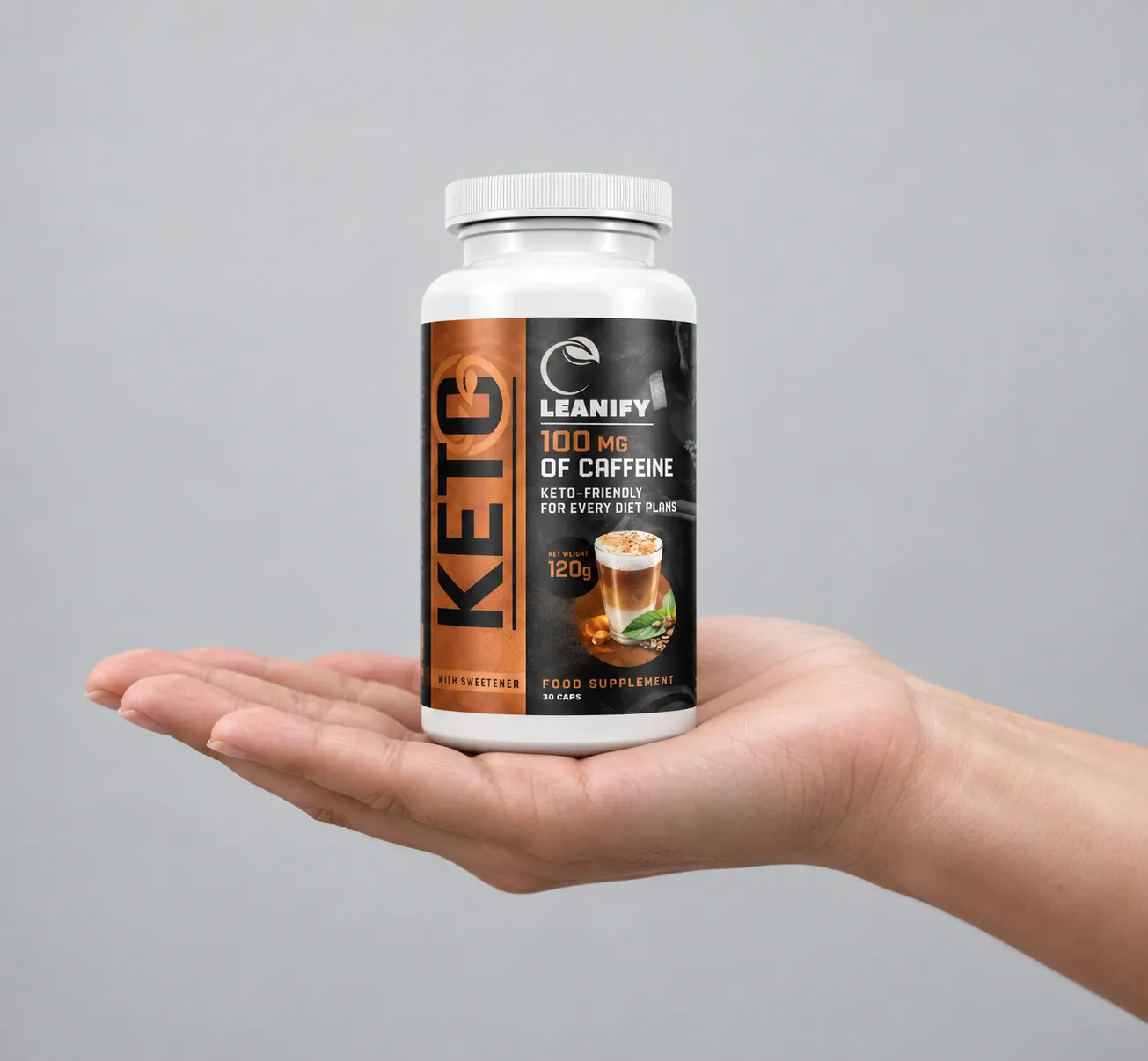 Leanify Keto — Verpackung in der Hand
