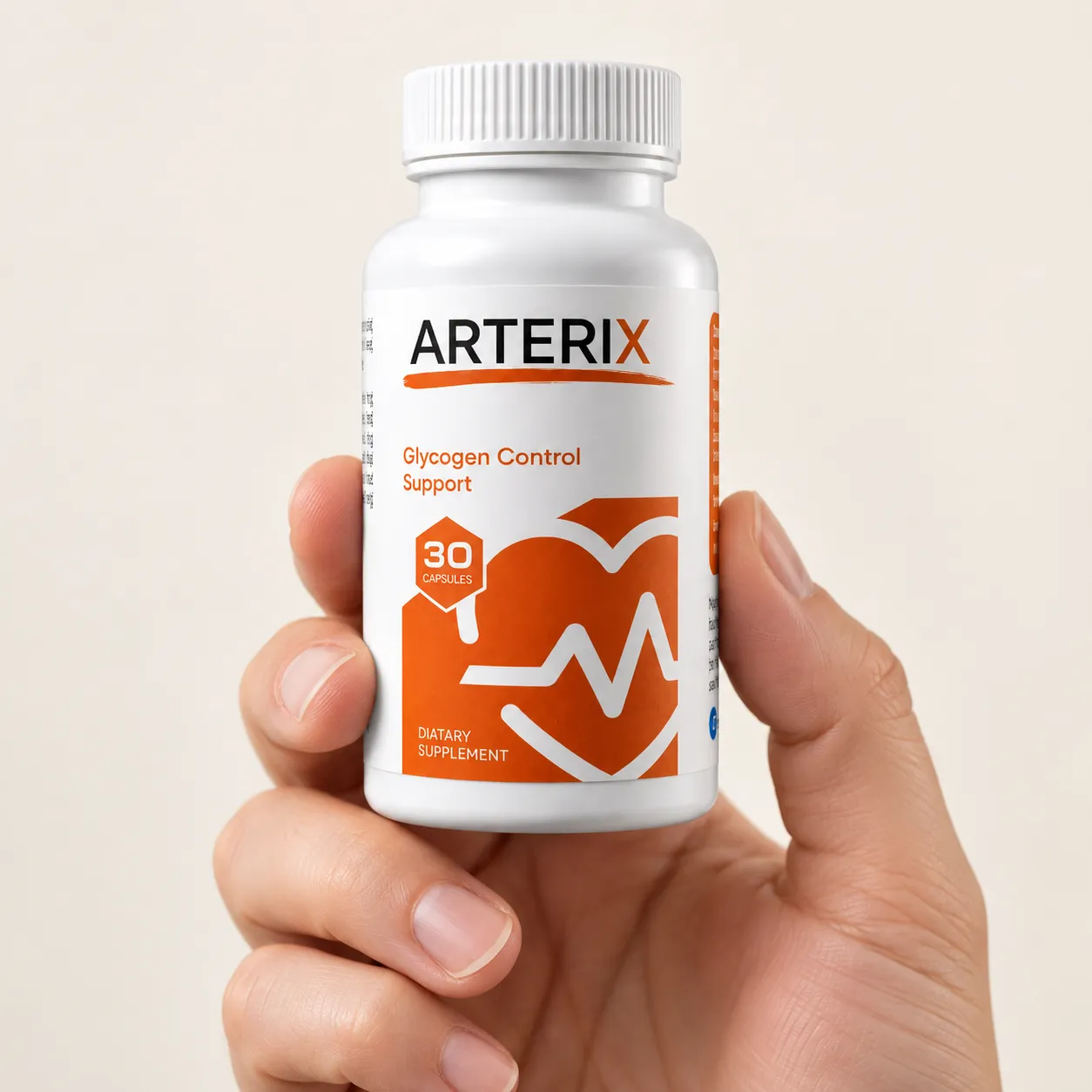 Arterix — Verpackung in der Hand