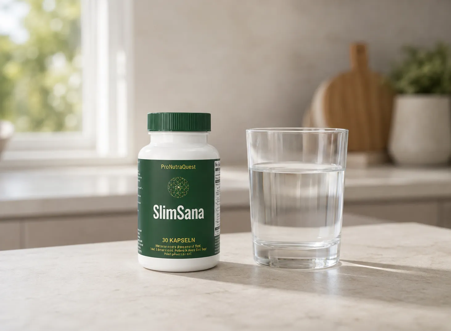 SlimSana — Verpackung im Alltag