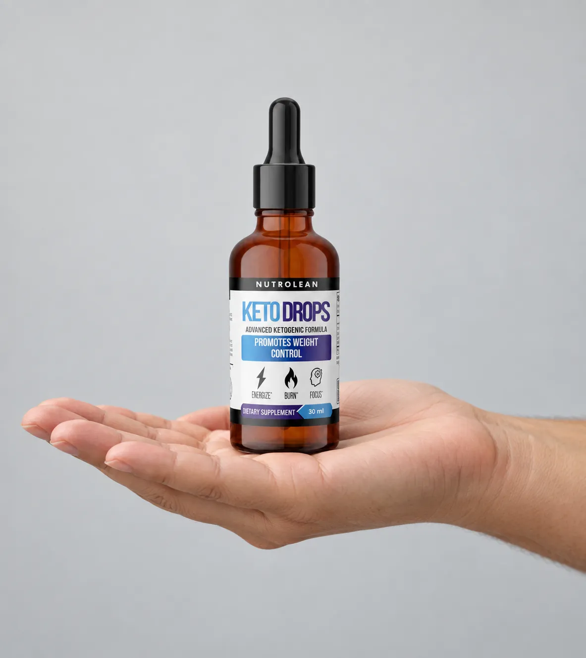 Nutrolean — Verpackung in der Hand