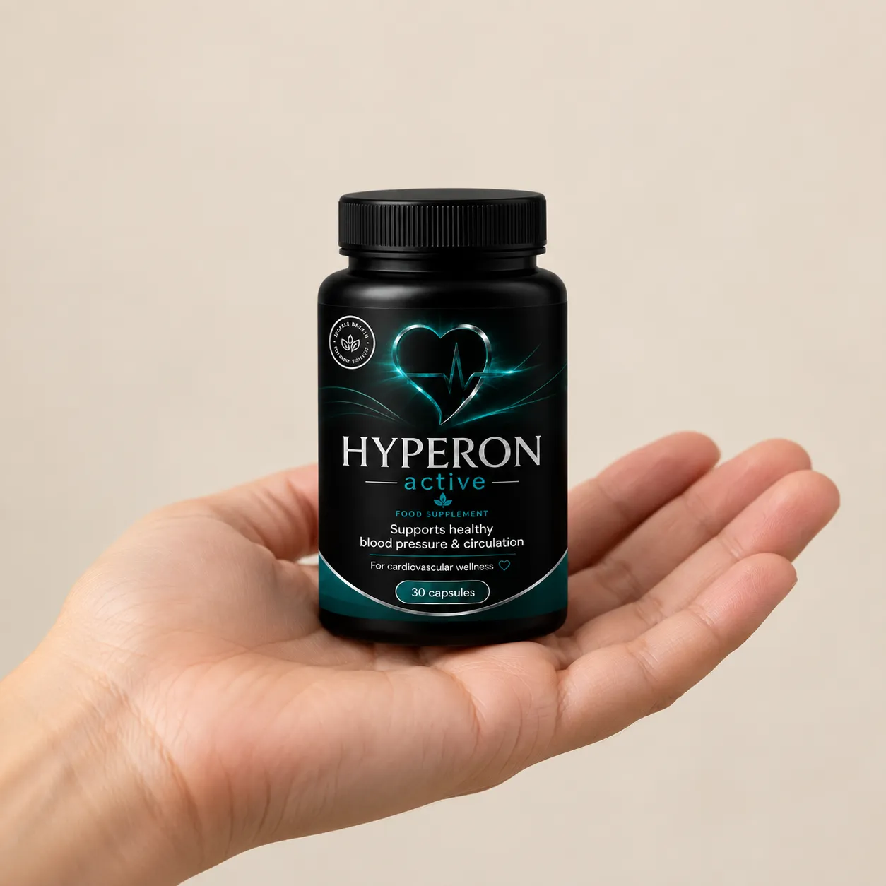 Hyperon — Verpackung in der Hand