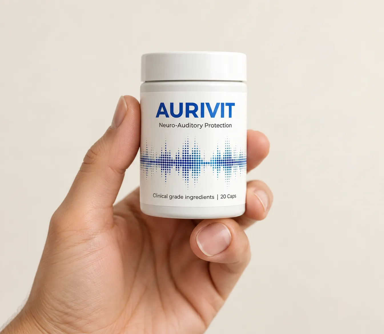 Aurivit — Verpackung in der Hand