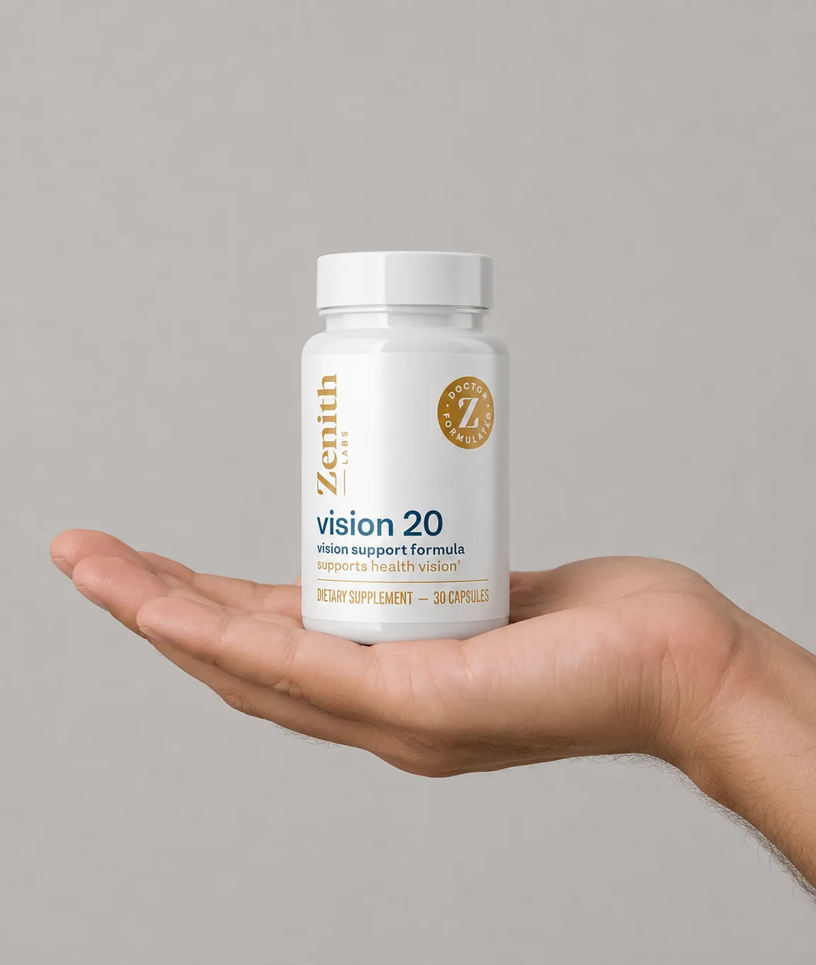 Vision 20 — Verpackung in der Hand