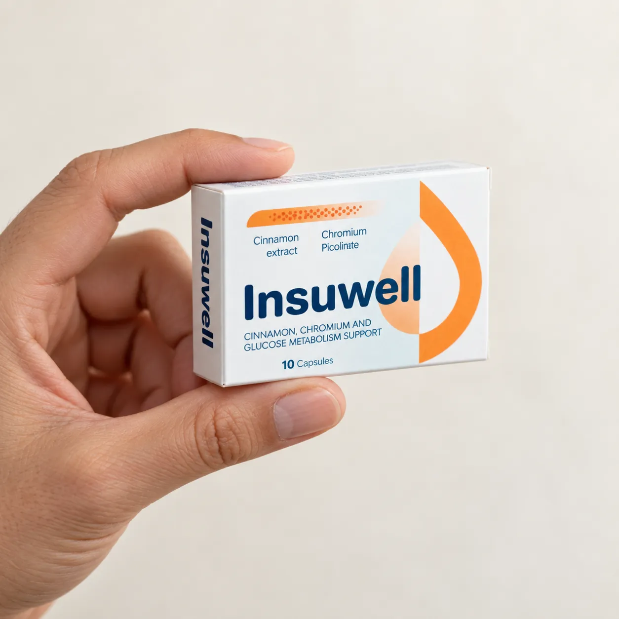 Insuwell — Verpackung in der Hand