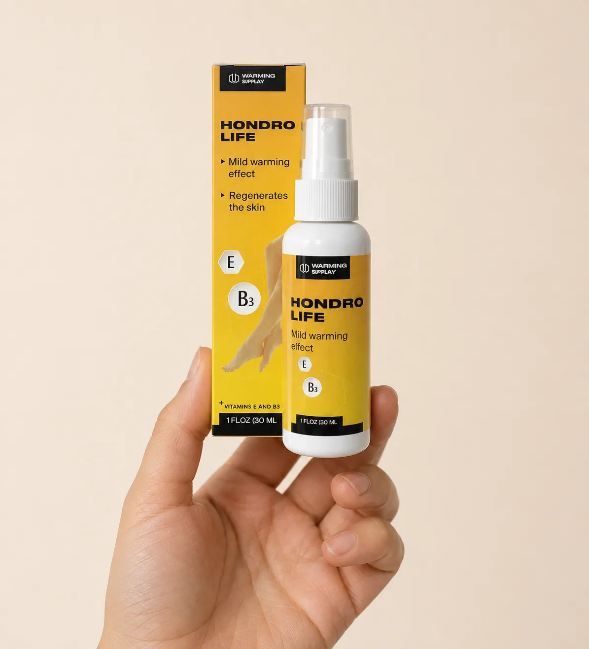 HONDROLIFE — Verpackung in der Hand